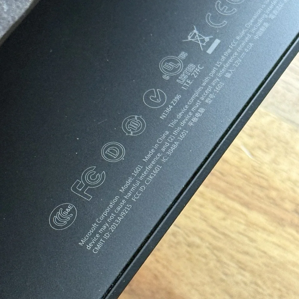 Microsoft Surface Pro 2 Model 1601 10.6